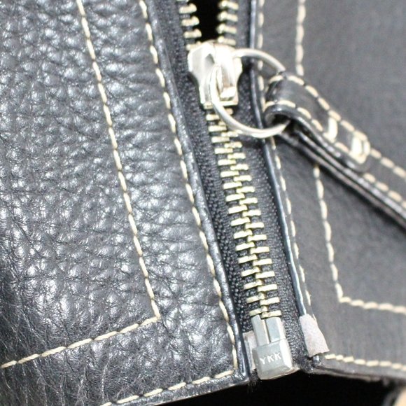 Coach Black Pebbled Leather Chelsea Satchel - Picture 6 of 6